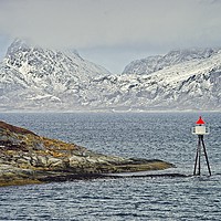 Buy canvas prints of Norwegian Landscape near Bodø by Martyn Arnold