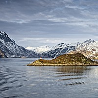 Buy canvas prints of Norwegian Coastal Landscape by Martyn Arnold
