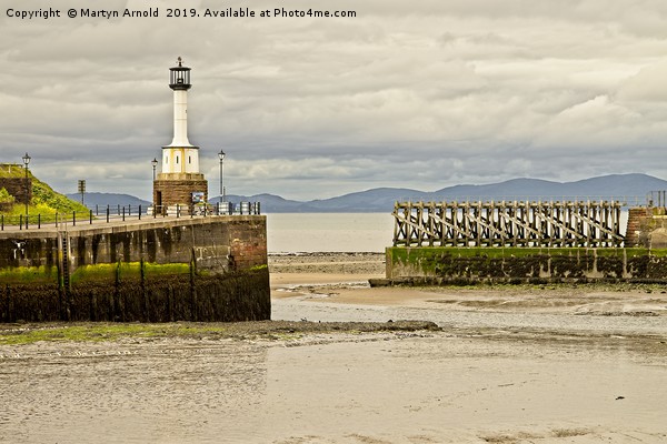 Maryport Lighthouse and Harbour, Cumbria Picture Board by Martyn Arnold