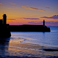 Buy canvas prints of West Coast Sunset - Whitehaven by Martyn Arnold