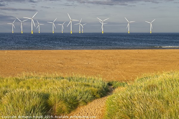 Offshore Wind on Teesside  Picture Board by Martyn Arnold