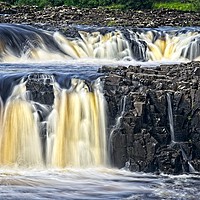 Buy canvas prints of Low Force Waterfall Close-up by Martyn Arnold
