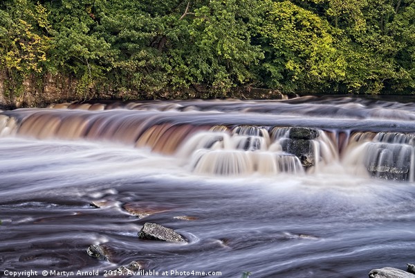 River Swale falls, RIchmond North Yorkshire Picture Board by Martyn Arnold