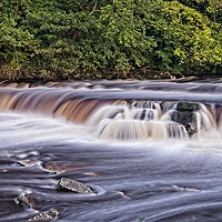Buy canvas prints of River Swale falls, RIchmond North Yorkshire by Martyn Arnold
