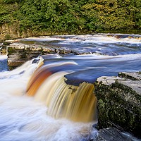 Buy canvas prints of River Swale Waterfall Richmond North Yorkshire by Martyn Arnold