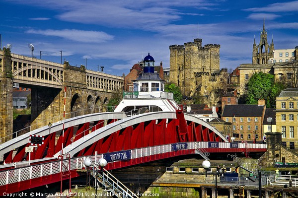 Majestic Bridges of Newcastle Picture Board by Martyn Arnold