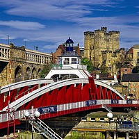 Buy canvas prints of Majestic Bridges of Newcastle by Martyn Arnold