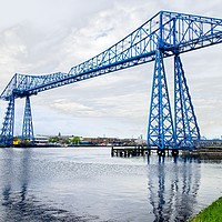 Buy canvas prints of MIddlesbrough Tees Transporter Bridge by Martyn Arnold