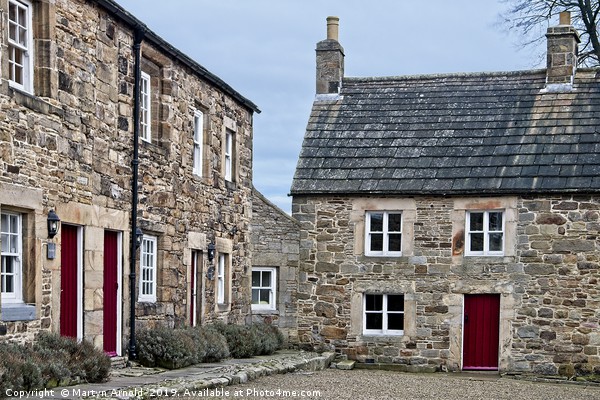 Stone Cottages - Blanchland Northumberland Picture Board by Martyn Arnold