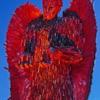 Buy canvas prints of The Knife Angel by Martyn Arnold