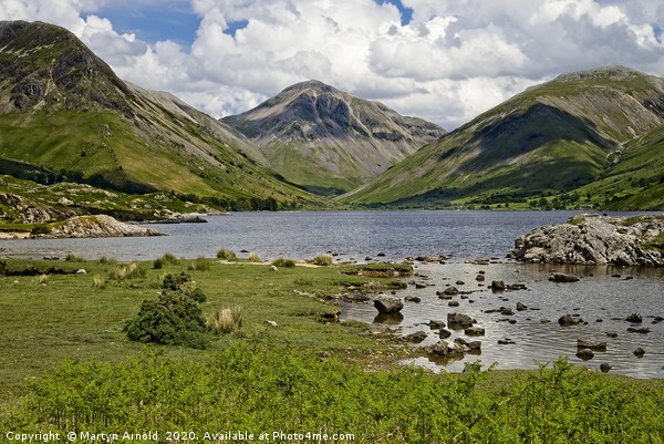 Clouds over Great Gable  Picture Board by Martyn Arnold