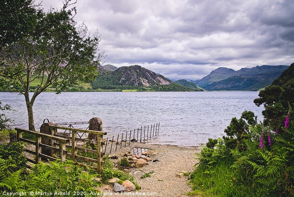 Clouds over Ennerdale Water Picture Board by Martyn Arnold