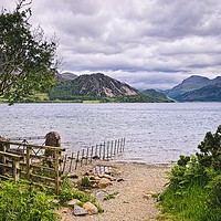 Buy canvas prints of Clouds over Ennerdale Water by Martyn Arnold
