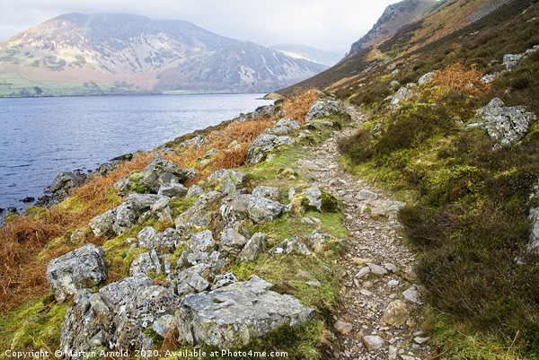 Lakeside Fells around Ennerdale Water Picture Board by Martyn Arnold