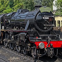 Buy canvas prints of Steam Train on the North York Moors Railway  by Martyn Arnold