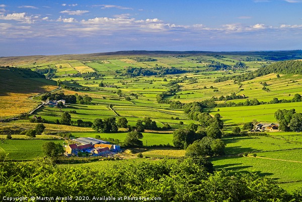 North Yorkshire Countryside Landscapes Picture Board by Martyn Arnold
