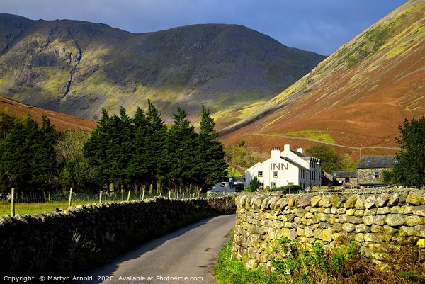 Storm clouds over Wasdale Head Picture Board by Martyn Arnold