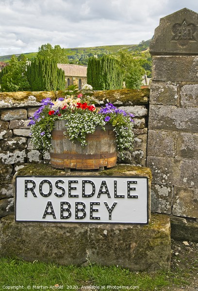 Rosedale Abbey Picture Board by Martyn Arnold