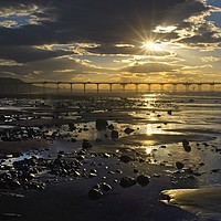 Buy canvas prints of Saltburn Sunset by Martyn Arnold