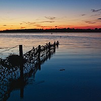 Buy canvas prints of Rutland Water Sunset by Martyn Arnold