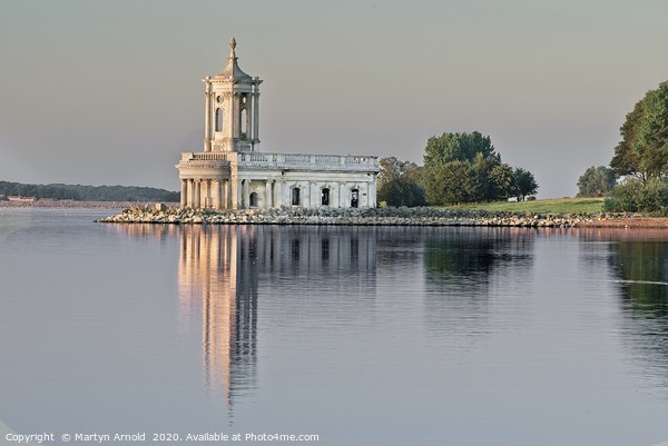 Normanton Church, Rutland Water Picture Board by Martyn Arnold