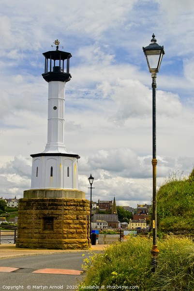 Candlestick Lighthouse, Maryport, Cumbria Picture Board by Martyn Arnold