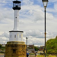 Buy canvas prints of Candlestick Lighthouse, Maryport, Cumbria by Martyn Arnold