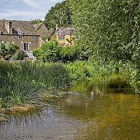 Buy canvas prints of Wadenhoe Mill on the River Nene, Northamptonshire by Martyn Arnold