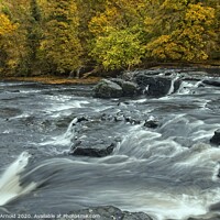 Buy canvas prints of Aysgarth Falls Yorkshire Dales Waterfall Landscape by Martyn Arnold