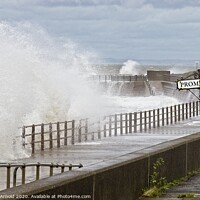 Buy canvas prints of Rough Seas at Maryport by Martyn Arnold
