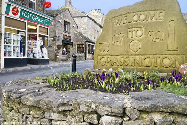 Grassington Village, Yorkshire Dales Picture Board by Martyn Arnold