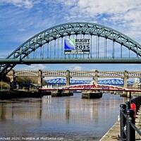 Buy canvas prints of Newcastle Upon Tyne Bridges and Quayside by Martyn Arnold