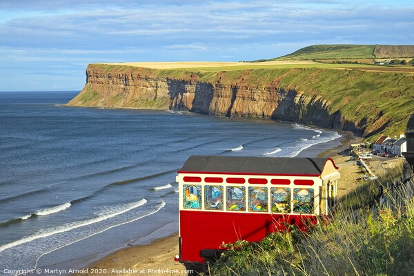 Saltburn by the Sea Landscape, Redcar and Clevelan Picture Board by Martyn Arnold