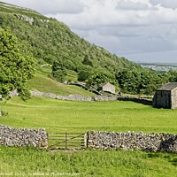 Buy canvas prints of Barns and Walls near Grassington by Martyn Arnold