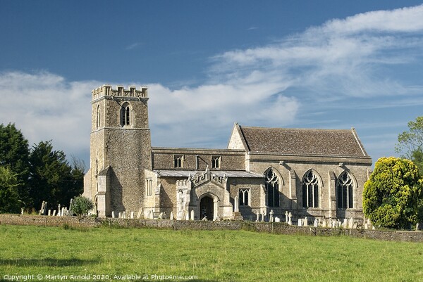 Cotterstock Church, Northamptonshire Picture Board by Martyn Arnold