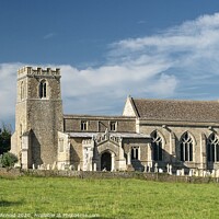 Buy canvas prints of Cotterstock Church, Northamptonshire by Martyn Arnold