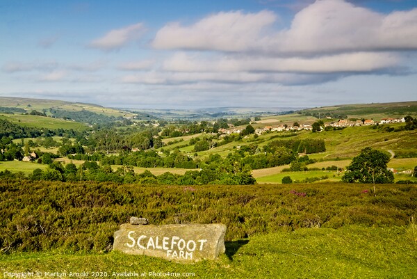North York Moors Landscapes Yorkshire Picture Board by Martyn Arnold