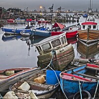 Buy canvas prints of Paddy's Hole Boatyard, South Gare, Redcar by Martyn Arnold