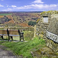 Buy canvas prints of North York Moors Landscape from Gillamoor by Martyn Arnold
