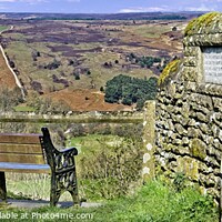 Buy canvas prints of North York Moors Panorama from Gillamoor by Martyn Arnold