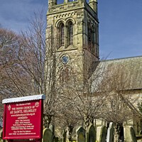 Buy canvas prints of All Saints Church Helmsley, North York Moors by Martyn Arnold