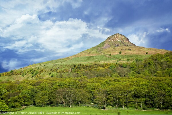 Roseberry Topping Picture Board by Martyn Arnold