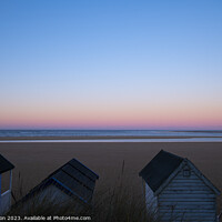 Buy canvas prints of Beach Huts at Daybreak - Wells next the Sea by Jon Clifton