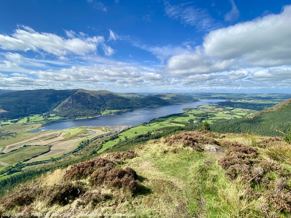 Bassenthwaite Lake Picture Board by Paula Connelly