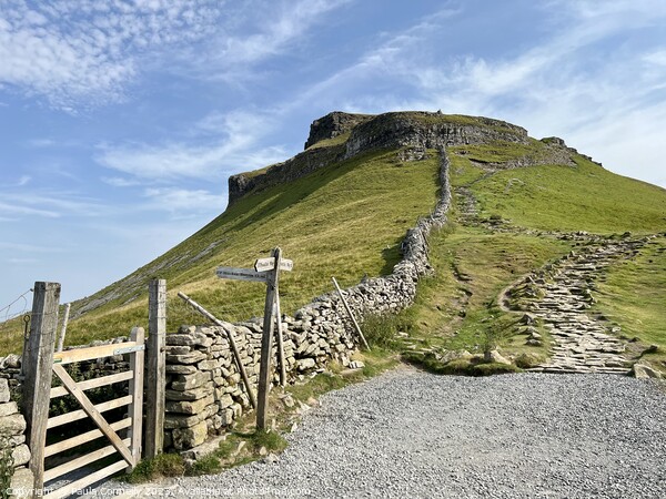Approaching Pen y Ghent Picture Board by Paula Connelly