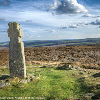 Buy canvas prints of Lilla Cross on the North York Moors by Paula Connelly