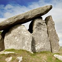 Buy canvas prints of Trethevy Quoit, Cornwall by Paula Connelly