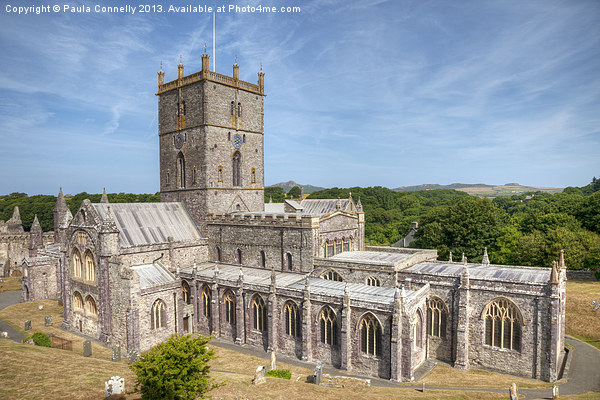St Davids Cathedral Picture Board by Paula Connelly