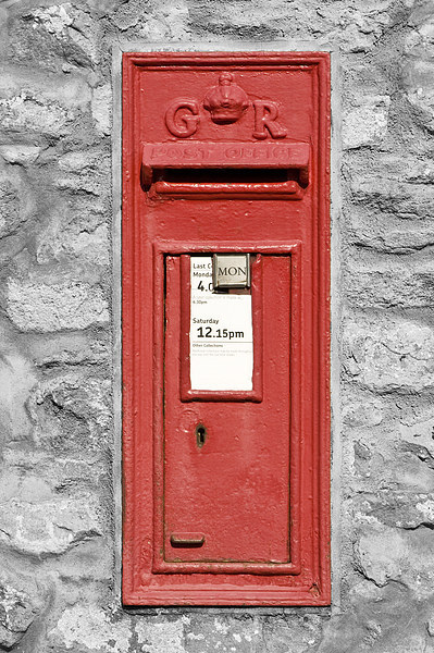 Post Box Picture Board by Paula Connelly