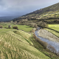 Buy canvas prints of The River Swale, Swaldedale by Paula Connelly